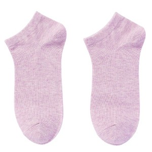 Anna-Kaci Women's 6-Pair Pure Cotton Low Cut Socks Antibacterial Soft Breathable Everyday Comfort Fit - 1 of 4