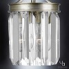 Urban Ambiance Luxury Traditional Pendant,  11-1/4"H x 6"W,  Antique Silver Finish, UHP2461 - 4 of 4