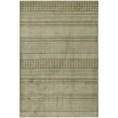 Nuloom Lavender Geometric Fringe Indoor Area Rug