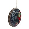 Northlight 11.75" Red and White Peace, Joy and Love Christmas Wall Decor - 2 of 4