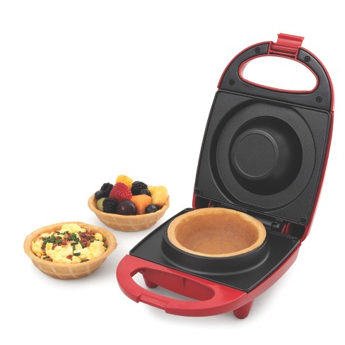 Dash Mini Waffle Bowl Maker Breakfast Bowls Ice Cream Brand New in Box