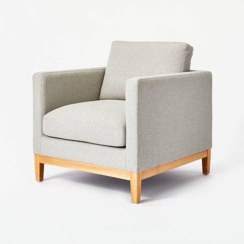 Woodland Hills Wood Base Chair Light Gray - Threshold™ Designed