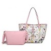 MKF Collection Danielle Reversible Shopper Tote Floral Bag, Crossbody Pouch Handbag Purse by Mia K - 2 of 4