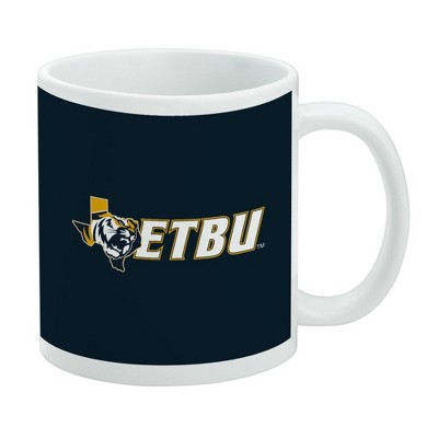 East Texas Baptist University Tigers Logo Ceramic Coffee Mug Novelty Gift Mugs for Coffee Tea and Hot Drinks 11oz White