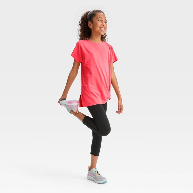Girls&#39; Short Sleeve Gym T-Shirt - All In Motion™, 4 of 5