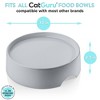 CatGuru Cat Food Table, Raised Stand for Food and Water Cat Bowls - 3 of 4