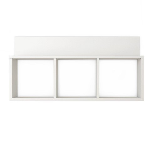 Pk2 Easy Fit Floating Shelves - White