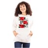 Noel Poinsettia Christmas Flower Hoodie Sweatshirt Women Men Brisco Brands - 3 of 4