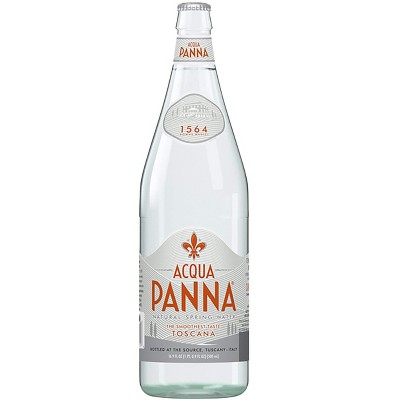Acqua Panna - Natural Spring Mineral Water - 500 Ml (12 Glass Bottles) 16.9 Fl Oz (Pack of 12)