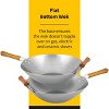Ken Hom Excellence Carbon Steel Uncoated Wok - Uncoated Carbon Steel Wok - 14 inches - 3 of 4