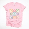 Simply Sage Market Checkered Flowers Short Sleeve Tee - 2 of 4