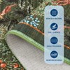 Runner Rug for Hallway, Washable Floral Throw Rug, Modern Jungle Animal Non Slip Indoor Mat, for Entryway, Laundry, Kitchen - 2 of 4