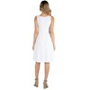 Maternity A-Line Slim Fit and Flare Dress - 24seven Comfort Apparel™ - 3 of 4