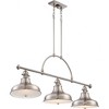 Quoizel Lighting Emery 3 - Light Island Pendant Light in  Brushed Nickel - image 2 of 2