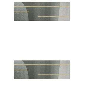 Unique Bargains Modern Geometric Non-Slip Kitchen Floor Mats Set - 1 of 4