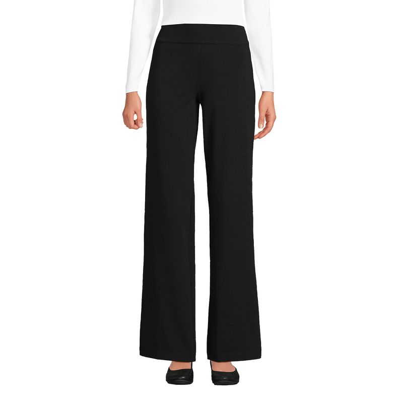 Lands' End Women's Starfish High Rise Wide Leg Pants, 1 of 6