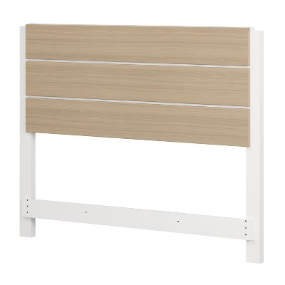 HomeStock Headboard White and Soft Elm, Twin