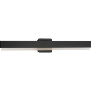 Progress Lighting Semblance LED Linear Vanity Light, 1-Light, Wall Light, Matte Black, Acrylic Shade - 1 of 1