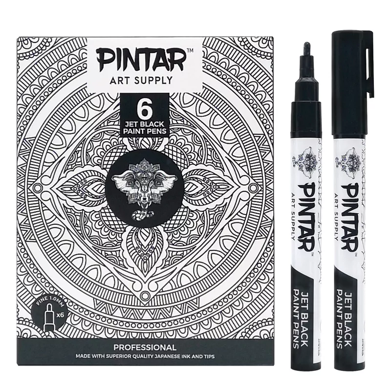 Pintar Premium Acrylic Paint Pens - Fine Tip Pens For Rock
