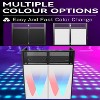 DJ Console Table - Black with 4 Black/4 White Cloths & Handbag (Carbon Steel) - 4 of 4