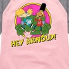 Girls' - Hey Arnold! - Arnold and Friends Shirt Tail Raglan Graphic T-shirt - 2 of 4