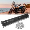 Unique Bargains 14G Bicycle Carbon Steel Spoke with Nipples Black 36 Pcs - 2 of 4