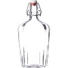 Bormioli Rocco Fiaschetta Glass 17 Ounce Hermetic Pocket Flask, Set of 2,Clear - 2 of 4