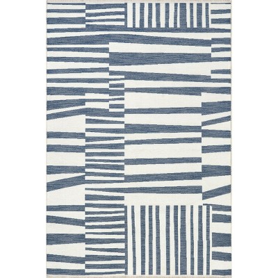 nuLOOM Kelcey Versa Collection Reversible SuperiorWash Machine Washable Stain-Resistant Indoor Area Rug