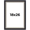 PosterPalooza | Embellished Black Picture Frame - UV Acrylic, Foam Board Backing, Hanging Hardware - 2 of 4
