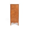Homy Casa Tall Cabinet with Single Door and Storage Shelves for Living Room, Bedroom, or Entryway, Brown - 2 of 4