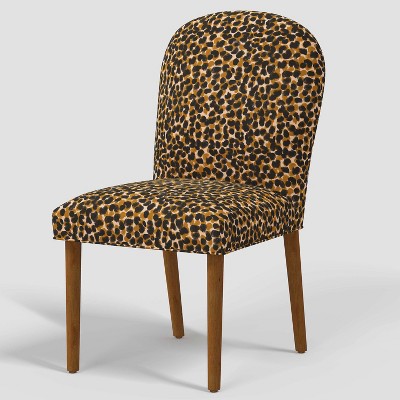 Aubryn Dining Chair By Kendra Dandy Leopard Print Amber Cloth