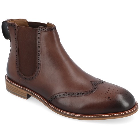 Mens chelsea boots wide on sale width