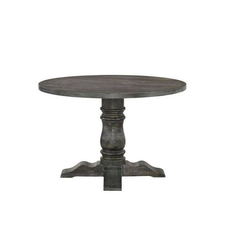 Wallace Dining Table Weathered Gray - Acme Furniture, 4 of 7
