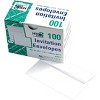 Quality Park Greeting Card/Invitation Envelope #5 1/2 4 3/8 x 5 3/4 White 100/Box 36217 - 3 of 3