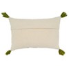 Saro Lifestyle Embroidered Floral Throw Pillow With Down Filling - 2 of 2