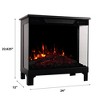 Modern Ember 24-in 3-Sided Freestanding Electric Stove - 2 of 4