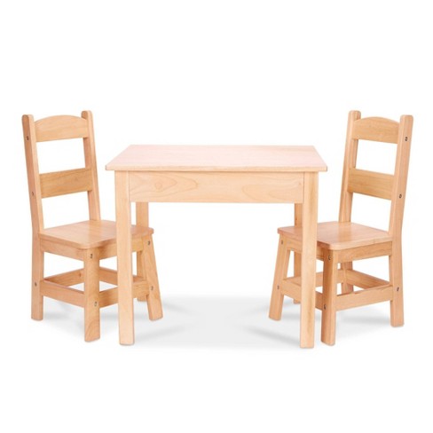  Melissa & Doug Wooden Square Table (White) - Kids