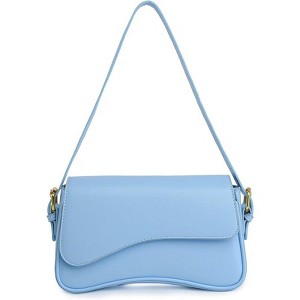 Generic PU Leather Tote Bag for Women with 2 Removable Straps and Zipper Closure - 1 of 4