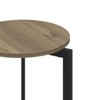 FONTOI End Tables Slim Side Table Morden Wooden End Table, Sturdy Solid construction Stand, Elegant Accent Furniture, Black, 15.75"*15.75"*19.68" - 4 of 4