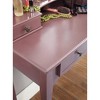 Wooden Vanity Make Up Table and Stool Set, Rose Gold - 4 of 4
