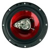 Boss 6.5 Inch 300 Watt 3-Way Car Coaxial Audio Red Stereo Speakers CH6530 (Pair) - 2 of 4