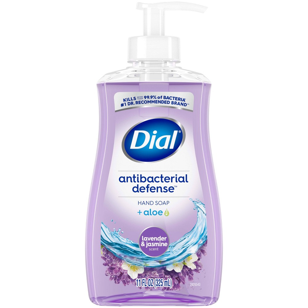 Photos - Shower Gel Dial Antibacterial Lavender & Jasmine Liquid Hand Soap - 11 fl oz 