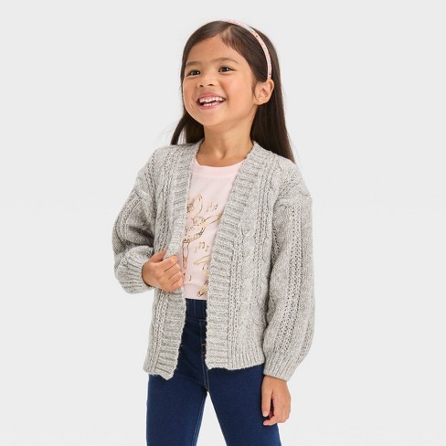 Girls long hotsell cardigan sweater