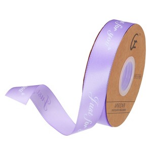 Unique Bargains Gift Wrapping Wedding Wide Satin Grosgrain Ribbon 1 Pc - 1 of 4