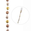 Crystal Lane DIY Designer 7in Bead Strand Metal Flat Round Gold Copper Ant.Copper Mix 10x5mm - 4 of 4