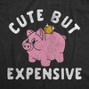 Cute But Expensive Baby Bodysuit Funny Sarcastic Graphic Novelty Jumper For Infants - Crazy Dog Baby Bodysuit - 2 of 4