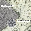 Rugs for Living Room Area Rug Washable Rug Ultra-Soft Faux Wool Vintage Rug Throw Carpet Non Slip Oriental Floral Distressed Throw Rugs - 4 of 4