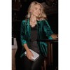 Petal and Pup Womens Vera Velvet Blazer - 4 of 4