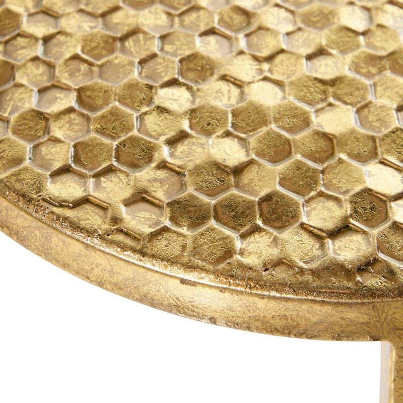 Set of 3 Glam Metal Accent Tables Gold - Olivia &#38; May, 5 of 7