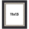 PosterPalooza | Photo Size Embellished Black Picture Frame - UV Acrylic, Foam Board Backing, Hanging Hardware - 2 of 4